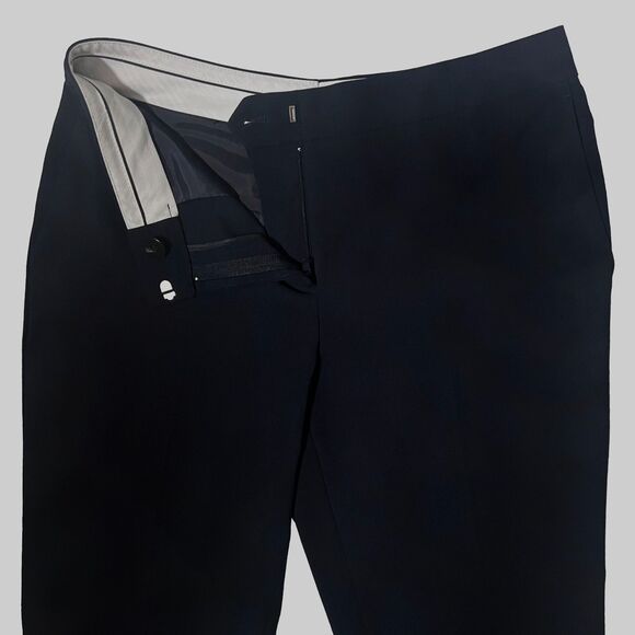 Ann Taylor Devin Fit Slim Tailored Ankle Pants in Dark Navy - Picture 5 of 9